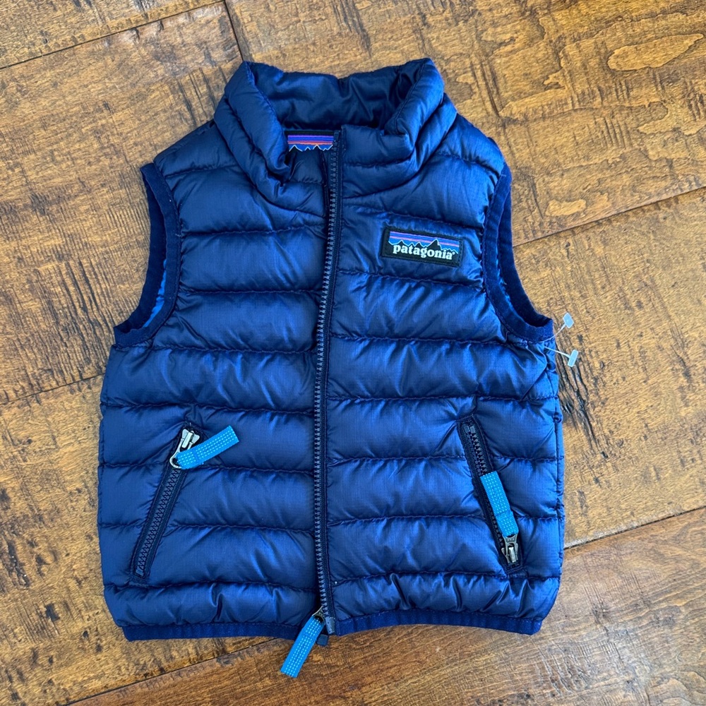 Patagonia Kids' Navy Puffer Vest